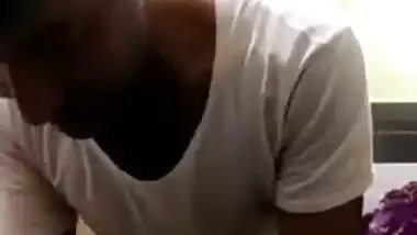 Lonely housewife sex with neighbor after a deep blowjob