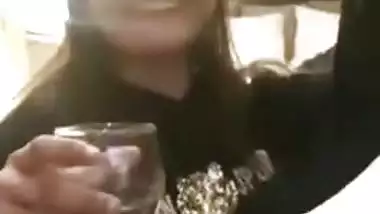 Desi cute XXX girl shows her boobs in video call after sex in a hotel