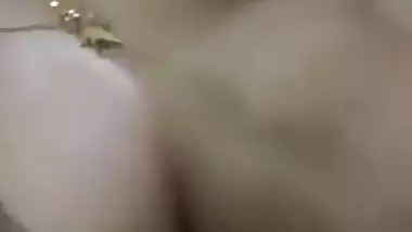 Chubby Desi minx plays with XXX boobs and pussy in solo sex video