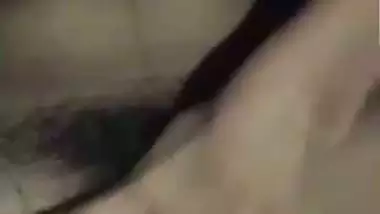 Indian fingering ex-girlfriend video call at night