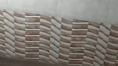 Naked mom bathing caught by horny son for masturbation