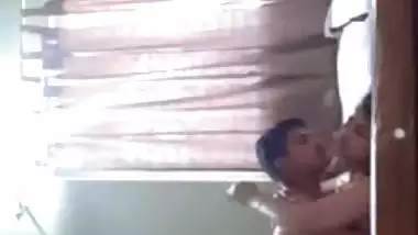 Young lovers homemade sex in missionary style