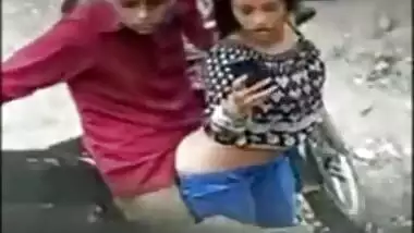 Desi Tamil girl enjoying sex with BF first time has been caught on cam