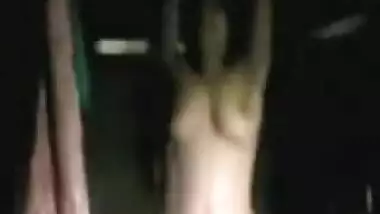 Indian porn girl caught nude with oldman on cam.