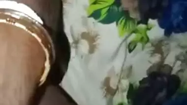 Horny naughty Desi girl exposes breast on camera with XXX lover in bed