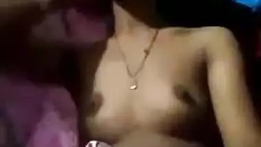 Guys are keen to see small tits and Indian girl doesn't make them wait