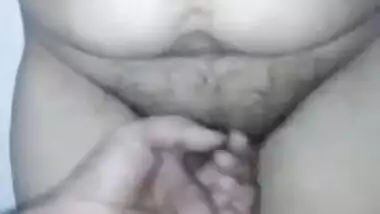 In sex video Desi man touches XXX cunny of wife with saggy breasts