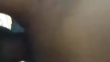 Indian nude babe takes a thick dick in her shaved pussy