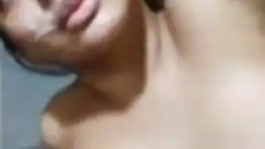 Beautiful Cute Desi Girl Facial With Cum