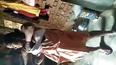 After work Desi woman shows XXX assets in sex clip filmed in garage