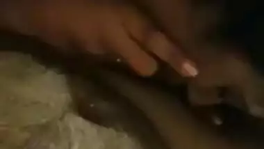 Very hot MMS video of slender Desi gal riding XXX cock after blowjob
