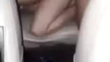 Delhi guy fucks his gf in car in highway while his frnd records