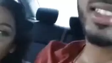 Indian XXX female holds sex stick in hand and gives a blowjob to driver