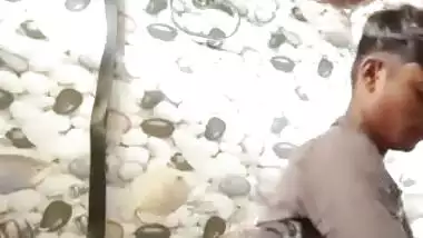 The girl moans loudly when her BF fucks her pussy hard