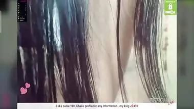 Desi Horny Babe Januhot Sucking Her Nipples And Fingering Her Small Ass On Show With Live Cam