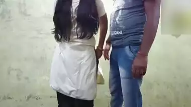 Indian best ever college girl and college boy fuck in clear hindi voice