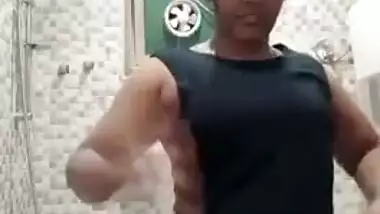 Bitchy Desi beauty gets naked and dressed in sex show on XXX camera