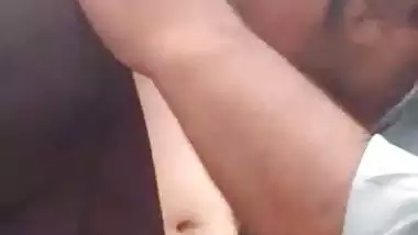 Village XXX girl’s tits captured on camera and licked by older Desi man