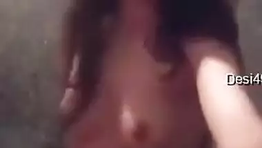 Today Exclusive- Desi Village Girl Record Her Nude Video For Lover