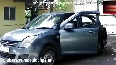 Desi Hot Sex Video Of A Secretary With Her Employer In Car Outdoors