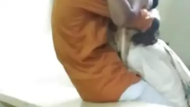 Naughty Young Couple Enjoying in Class & Friends Recording Video