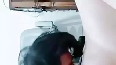 Desi wife leaves only blue panties on allowing lover to kiss her all over