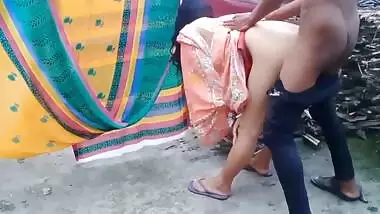Indian Village Chachi Fuck With Dever Ji Outdoor Standing Doggy Style Position
