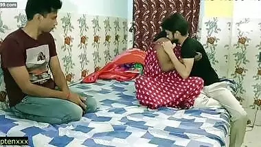 Indian husband paid money for fucking his sexy wife! Fuck my wife hardly